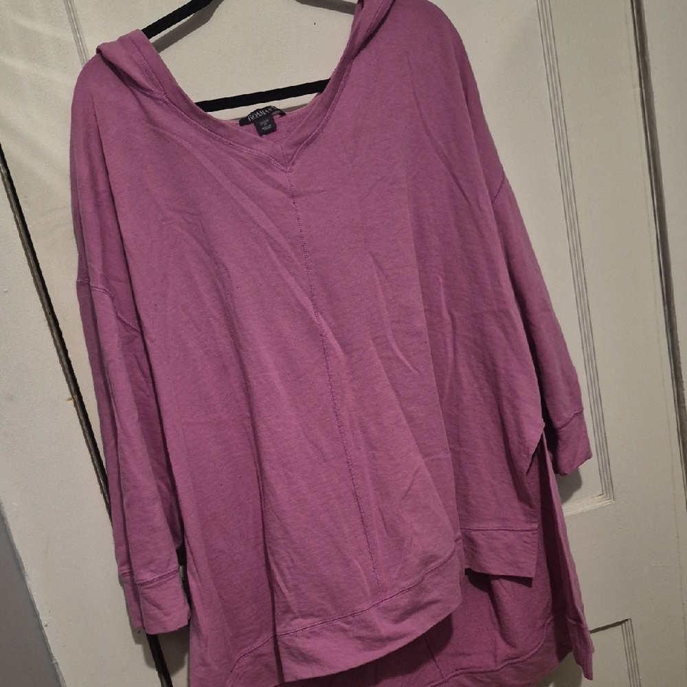 Roaman's Mauve Hooded Sweatshirt